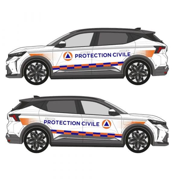 Kit Sérigraphie Protection Civile - RENAULT Scénic 5 – Image 2